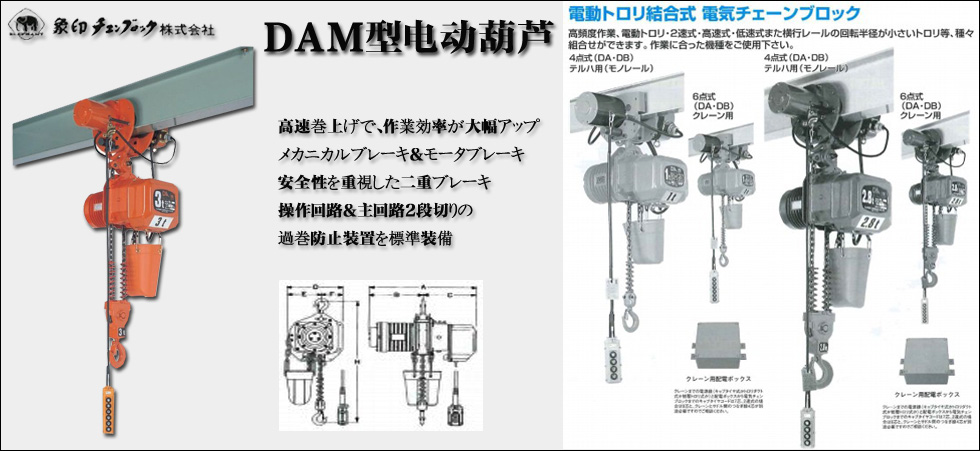 DAM型象印電動(dòng)葫蘆