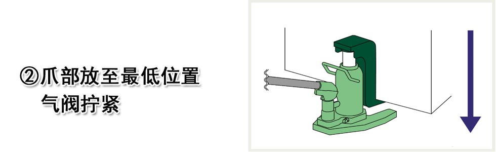 爪式千斤頂?shù)恼_使用方法！