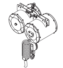 并聯(lián)動(dòng)滑輪氣動(dòng)平衡器LSB型（630kg~1100kg）