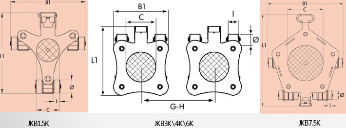 JKB萬(wàn)向小坦克尺寸圖