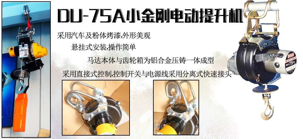 DU-75A小金剛電動提升機(jī)