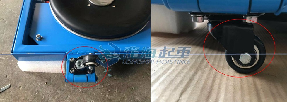 龍升氣墊平板搬運車輪子